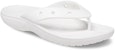 Crocs Classic Crocs Flip Kasual Unisex Putih Selipar Jepun 207713-100