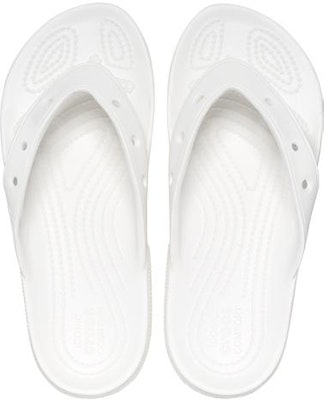 Crocs经典人字拖 休闲拖鞋 男女通用 白色 207713-100 Shop Crocs经典人字拖 休闲拖鞋 男女通用 白色 207713-100