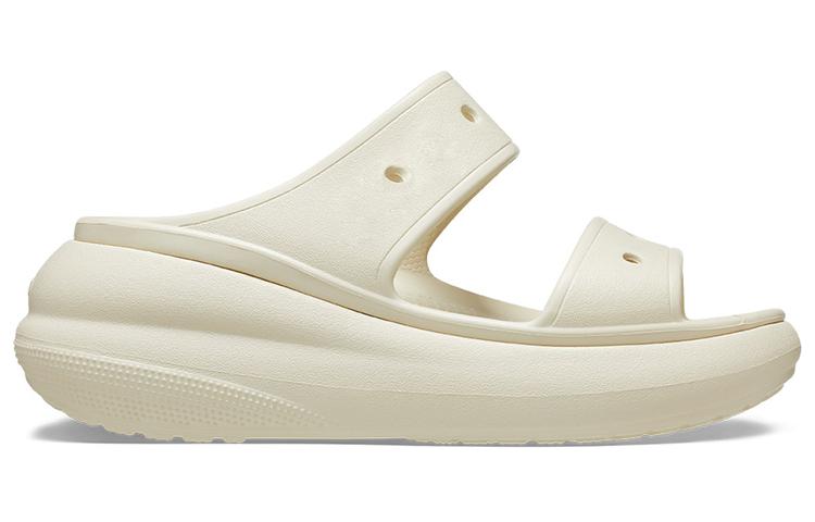 Lookbook Crocs Classic Crush 'Bone' Coklat Muda 207670-2Y2