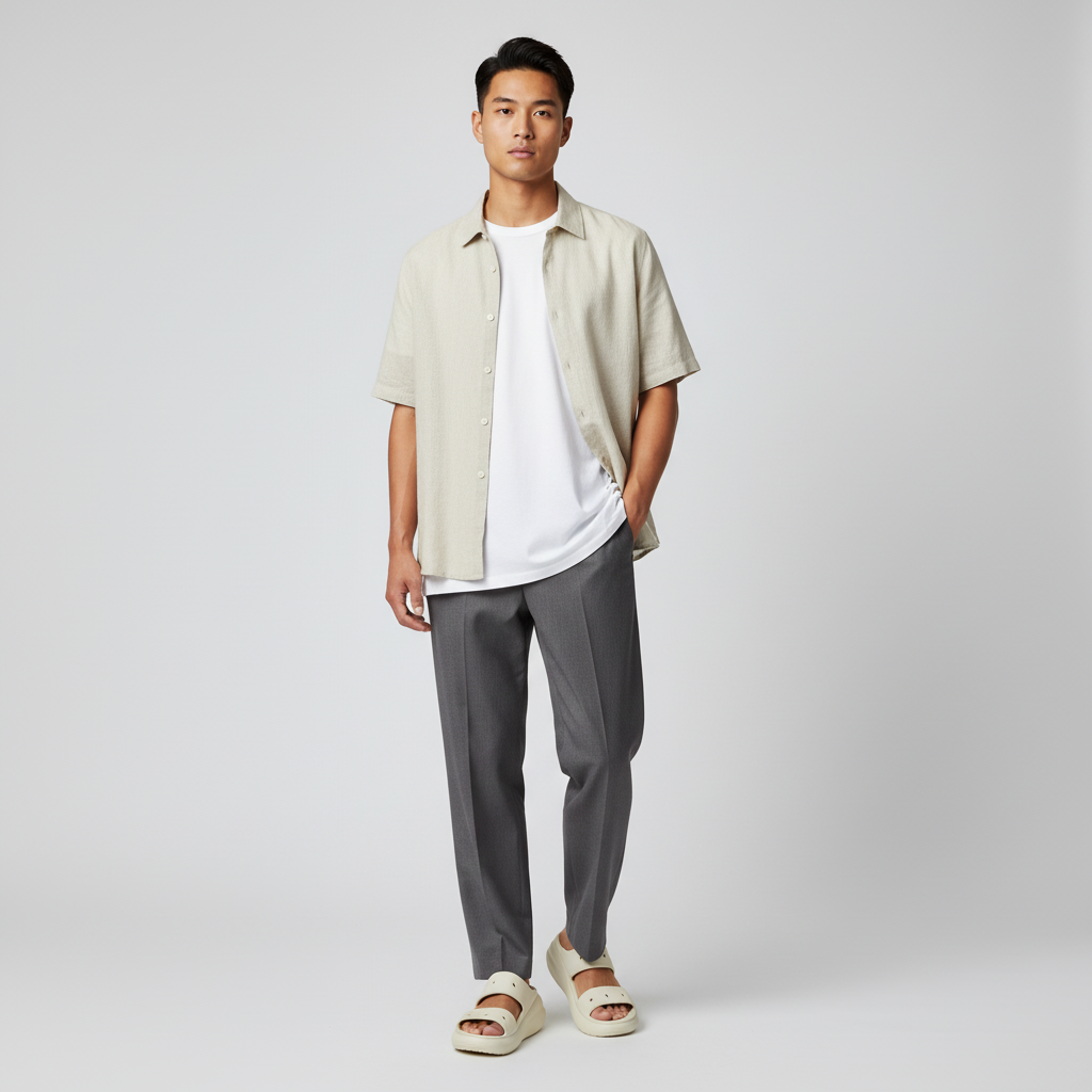 Lookbook Crocs Klasik Crush 'Bone' 207670-2Y2