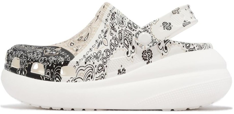 Crocs Classic Crush Bandana Clog 'White' 208119-2ZM Buy Crocs Classic Crush Bandana Clog 'White' 208119-2ZM
