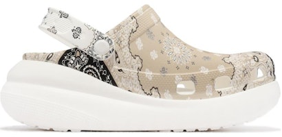 Crocs经典压花白色头巾凉鞋 208119-2ZM Order Crocs经典压花白色头巾凉鞋 208119-2ZM