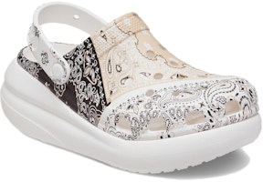 Crocs经典压花白色头巾凉鞋 208119-2ZM Lookbook Crocs经典压花白色头巾凉鞋 208119-2ZM