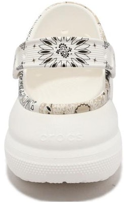 Crocs Classic Crush Bandana Clog 'White' 208119-2ZM Shop Crocs Classic Crush Bandana Clog 'White' 208119-2ZM