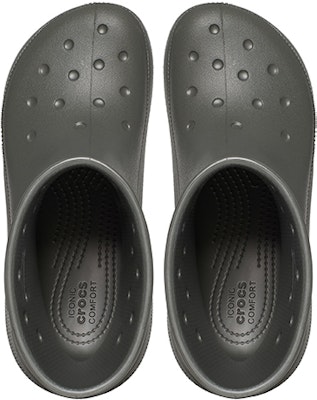 Crocs经典厚底靴“灰色” 207946-3J5 Shop Crocs经典厚底靴“灰色” 207946-3J5