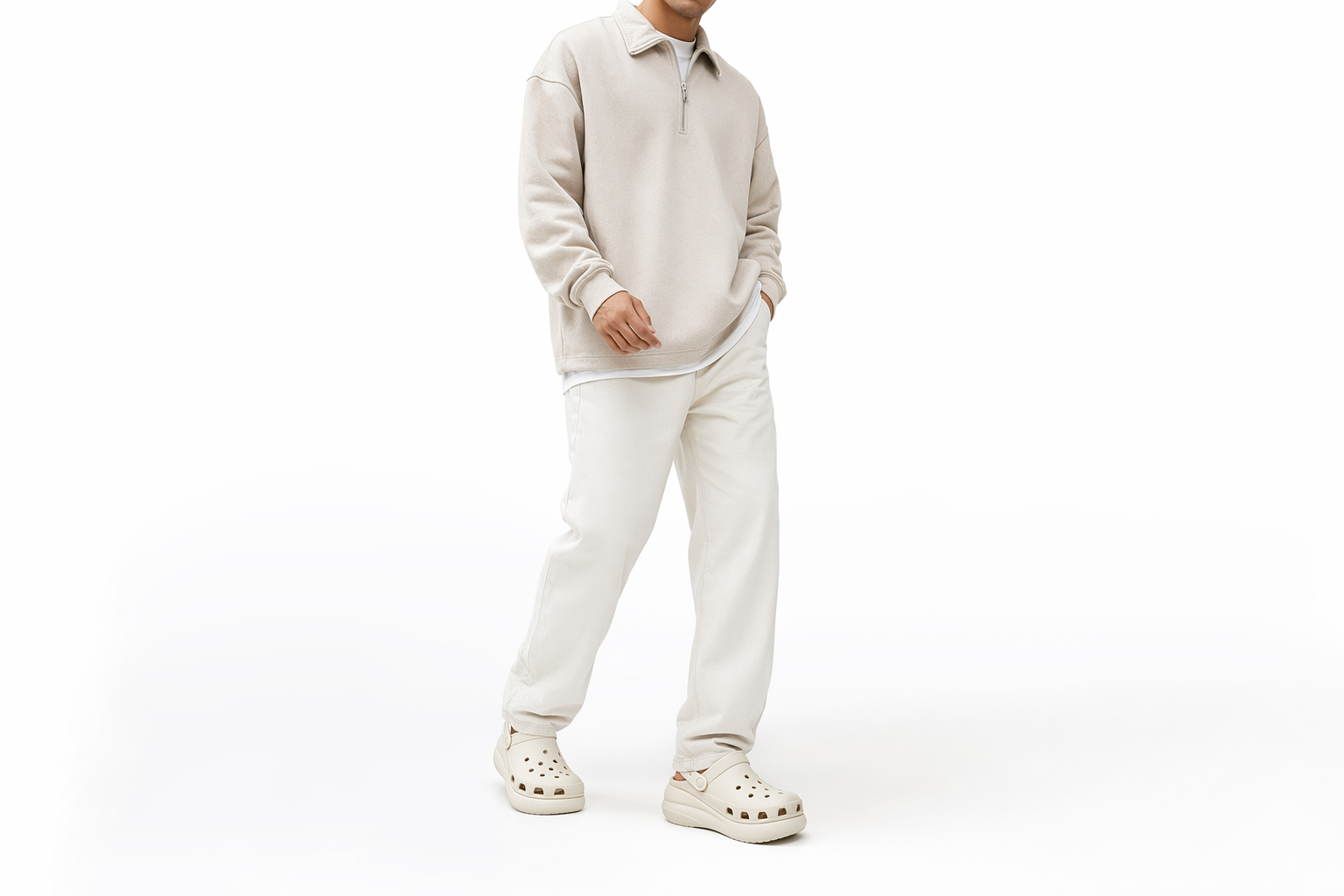 Order Crocs Classic Crush Clog ''Bone'' Scarpe 207521-2Y2