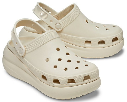 Crocs Classic Crush Clog 'Bone' 207521-2Y2 Purchase Crocs Classic Crush Clog 'Bone' 207521-2Y2