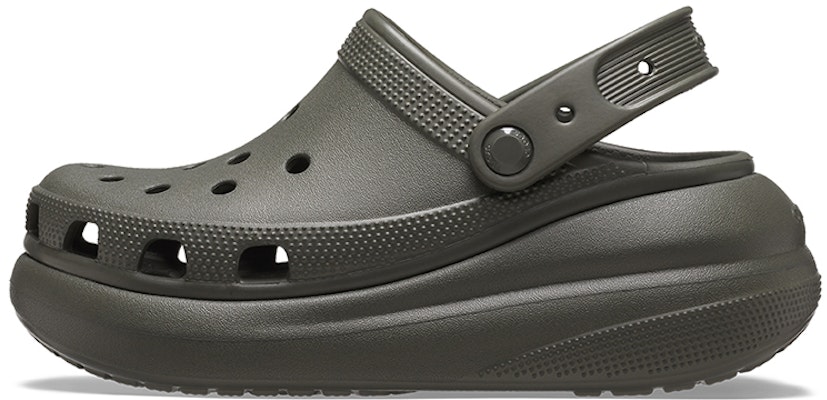 Crocs Classic Crush Clog 'Dusty Olive' 207521-3J5 Buy Crocs Classic Crush Clog 'Dusty Olive' 207521-3J5