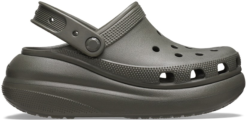 Crocs Classic Crush Clog 'Dusty Olive' Hijau Kekuningan 207521-3J5 Order Crocs Classic Crush Clog 'Dusty Olive' Hijau Kekuningan 207521-3J5