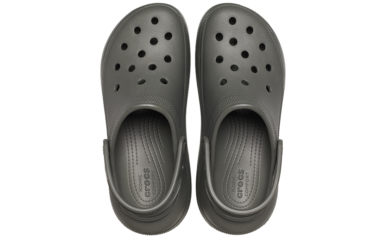 Purchase Crocs经典增高洞洞鞋“尘土橄榄” 207521-3J5