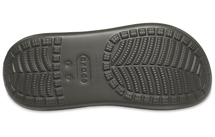 Sizing Crocs经典增高洞洞鞋“尘土橄榄” 207521-3J5