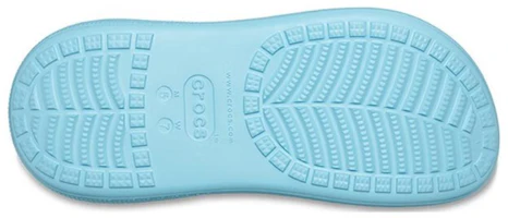 Lookbook Crocs 經典加厚厚底拖鞋 海王星藍 207521-4NP