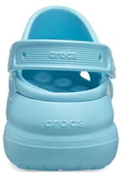 Shop Crocs 經典加厚厚底拖鞋 海王星藍 207521-4NP