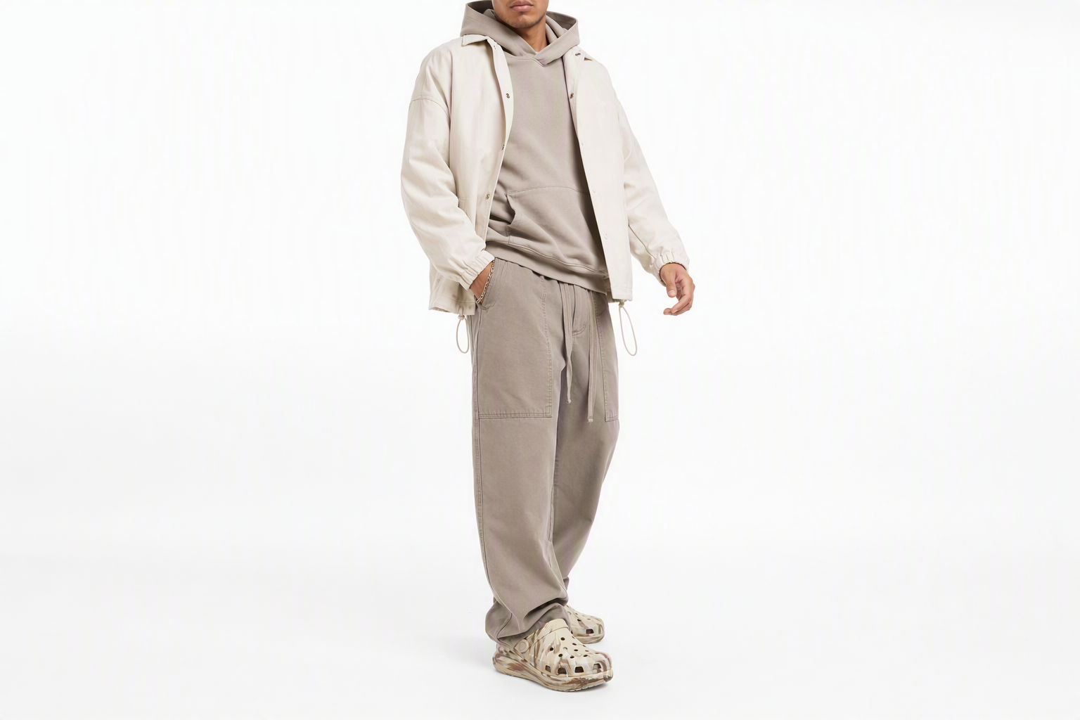 Order Crocs 经典碎花大理石洞洞鞋 '骨色多彩' 208265-2Y3