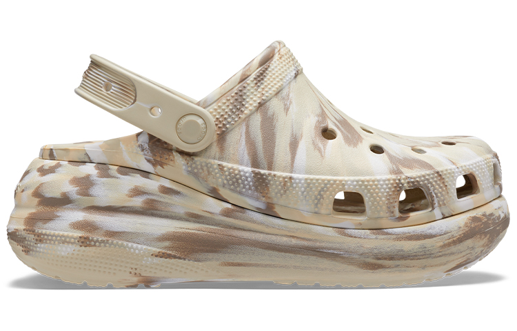 Lookbook Crocs 经典碎花大理石洞洞鞋 '骨色多彩' 208265-2Y3
