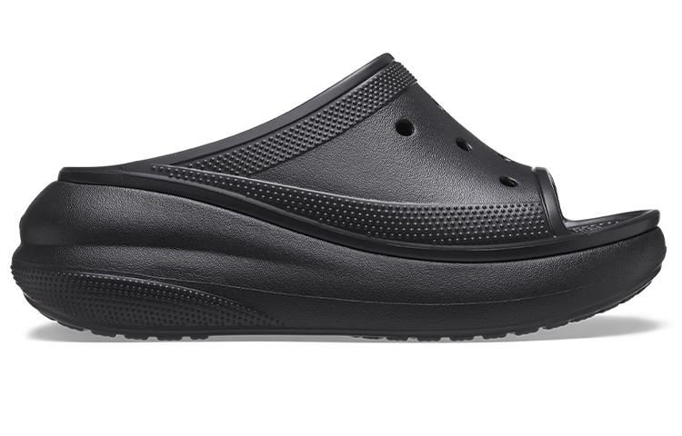 Lookbook Crocs Classic Crush Slide ' Black' 208731-001