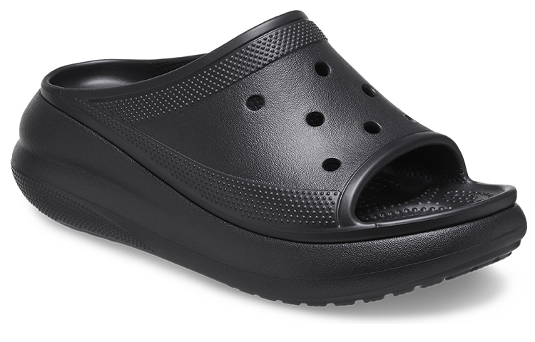 Shop Crocs Classic Crush Slide ' Black' 208731-001