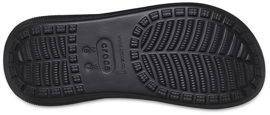 Crocs Classic Crush Slide ' Black' 208731-001 Sizing Crocs Classic Crush Slide ' Black' 208731-001