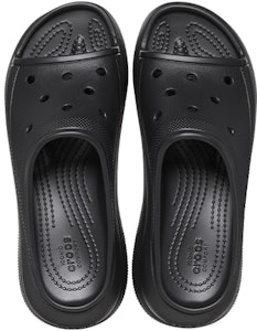 クロックス クラシック クラッシュ スライド (ブラック) 208731-001 Shop クロックス クラシック クラッシュ スライド (ブラック) 208731-001