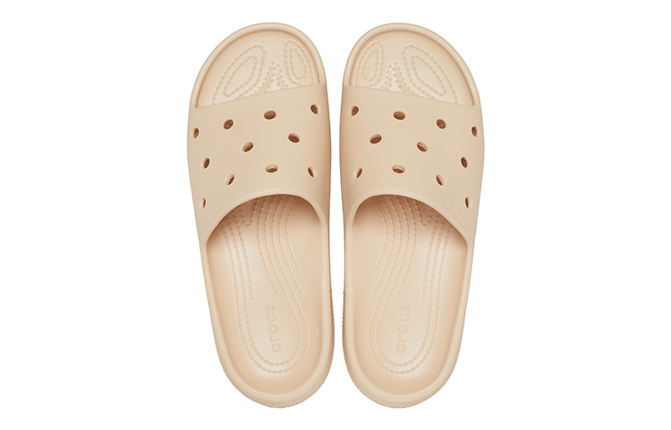 Crocs Classic Customizable Slide 'Warm Khaki' 圖 4