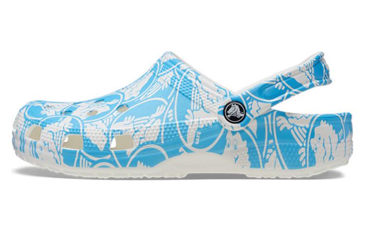 Crocs Classic Duke Print Clogs 'Blue White' 210003-4OX