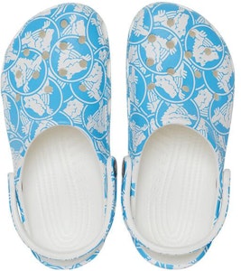 クロックス クラシック デューク プリント (青/白) 210003-4OX Purchase クロックス クラシック デューク プリント (青/白) 210003-4OX
