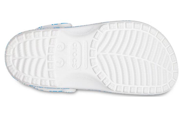 Sizing Crocs Clásicos Estampado Duke Zuecos 'Azul Blanco' 210003-4OX