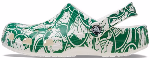 Crocs Classic Duke Print Clogs 'Green' 210003-3WH Crocs Classic Duke Print Clogs 'Green' 210003-3WH