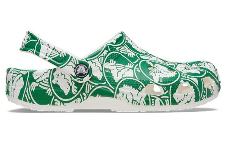 Lookbook Crocs Klasik "Duke Print Clogs" 'Hijau' 210003-3WH