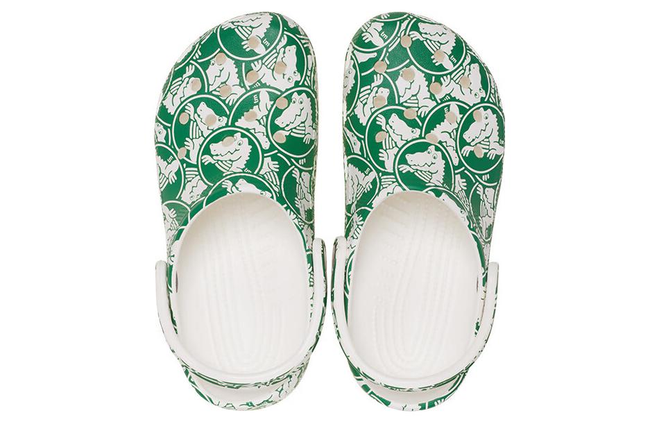 Details for Crocs Klasik "Duke Print Clogs" 'Hijau' 210003-3WH