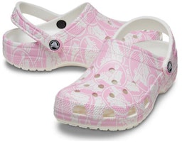 Crocs卡駱馳經典防滑耐磨洞洞鞋 男女同款 粉紅色 Shop Crocs卡駱馳經典防滑耐磨洞洞鞋 男女同款 粉紅色