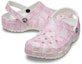 Shop Crocs Klasik Corak Duke Selipar 'Tweed Merah Jambu' 210003-6WY