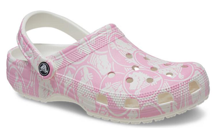 Shop Crocs Classic Duke Print Klompen ''Roze Tweed'' 210003-6WY