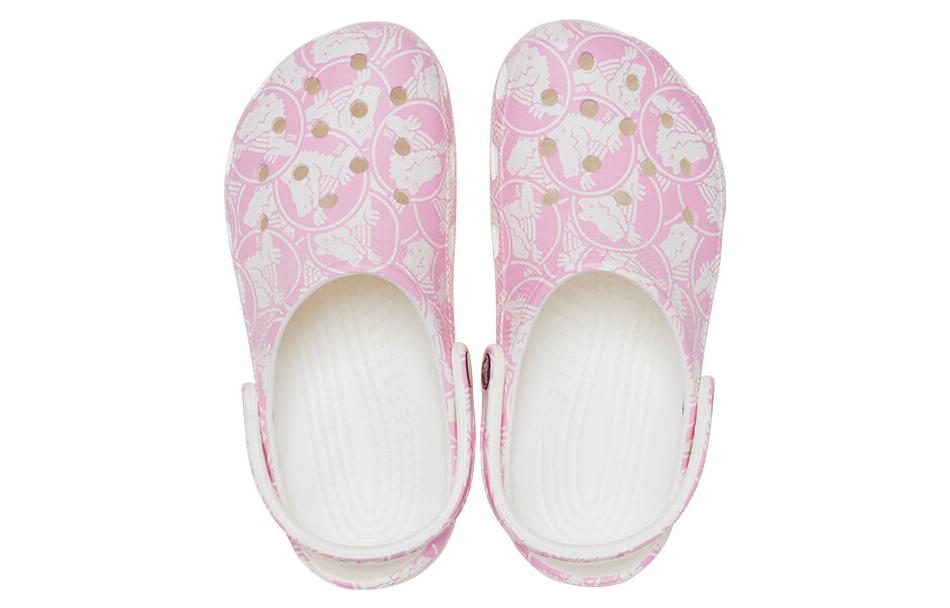 Details for Crocs Classic Duke Print Klompen ''Roze Tweed'' 210003-6WY
