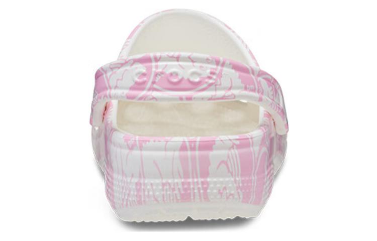 Sizing Crocs Classic Duke Print Klompen ''Roze Tweed'' 210003-6WY