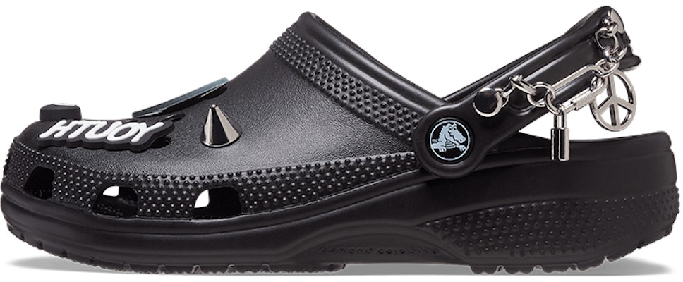 Crocs Classic Feel The Positivity Casual Unisex Black Sandals 207571-001 Buy Crocs Classic Feel The Positivity Casual Unisex Black Sandals 207571-001