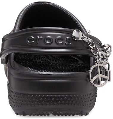 Crocs Classic Feel The Positivity Casual Unisex Black Sandals 207571-001 Details for Crocs Classic Feel The Positivity Casual Unisex Black Sandals 207571-001