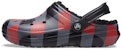 Crocs Classic Flat Heel Sukan Uniseks Sandal Hitam Merah Kelabu 'Black Red Gray' 206568-6RQ