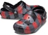 Crocs Classic Flat Heel Sukan Uniseks Sandal Hitam Merah Kelabu 'Black Red Gray' 206568-6RQ