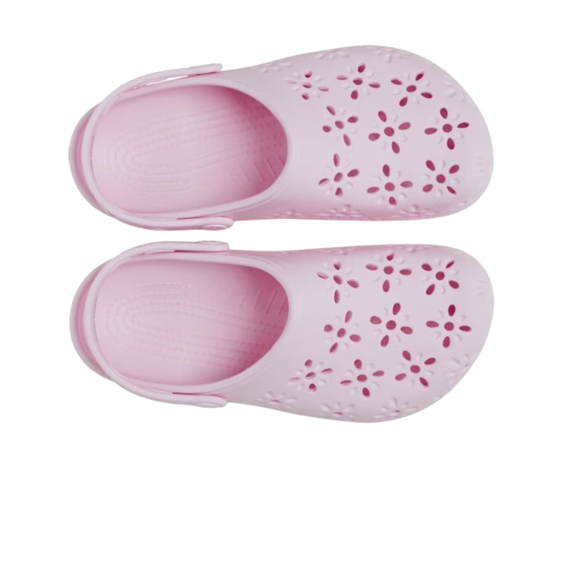 Order Crocs Classic Floral Cut Out Zueco Rosa Milk 210927-6ZW