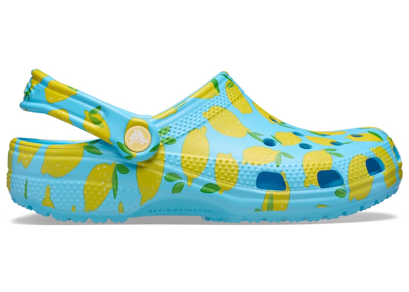 Crocs Classic Fresh Fruits Clog Lemon Tinted Glass