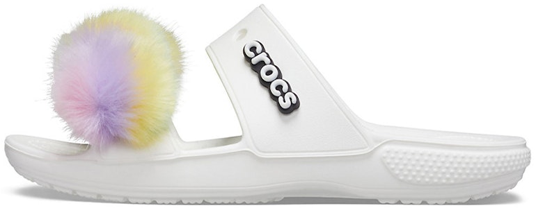 Sandal Crocs Classic Fur Sure 2 Straps 'Putih'. 207405-100 Buy Sandal Crocs Classic Fur Sure 2 Straps 'Putih'. 207405-100