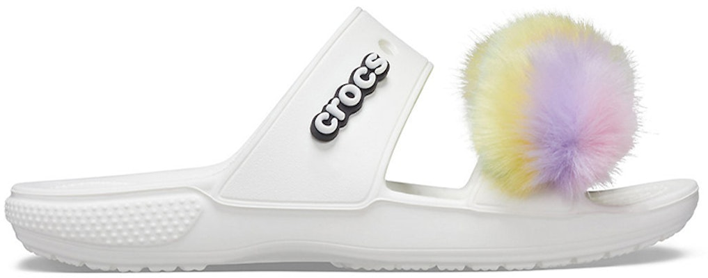 Crocs Classic Fur Sure 2 straps sandals 'White' 207405-100 Order Crocs Classic Fur Sure 2 straps sandals 'White' 207405-100