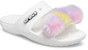 Sandal Crocs Classic Fur Sure 2 Straps 'Putih'. 207405-100