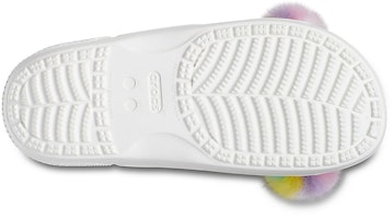 クロックス クラシック ファーシュア サンダル (白) 207405-100 Sizing クロックス クラシック ファーシュア サンダル (白) 207405-100