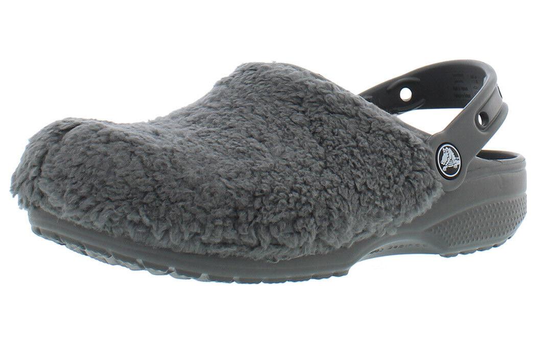 Buy Crocs Classic Fuzz Mania Zuecos 'Gris Pizarra' 206625-0DA
