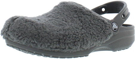 Crocs Classic Fuzz Mania Clogs 'Slate Grey' 206625-0DA Crocs Classic Fuzz Mania Clogs 'Slate Grey' 206625-0DA
