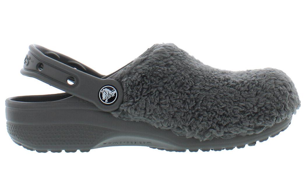 Order Crocs Classic Fuzz Mania Zuecos 'Gris Pizarra' 206625-0DA