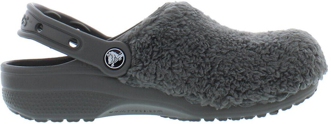 Crocs Classic Fuzz Mania Clogs 'Slate Grey' 206625-0DA Order Crocs Classic Fuzz Mania Clogs 'Slate Grey' 206625-0DA