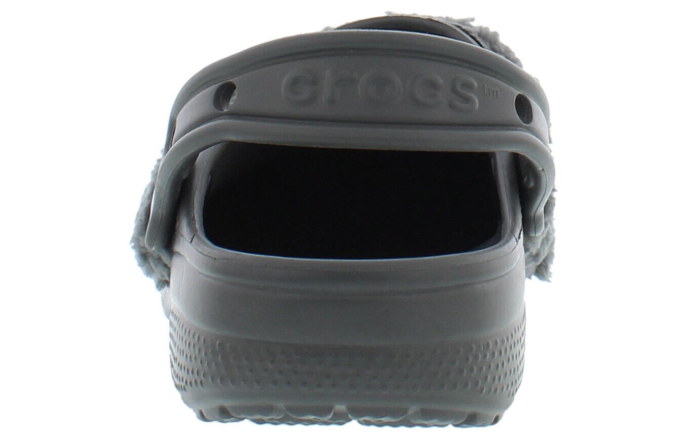 Lookbook Crocs Classic Fuzz Mania Zuecos 'Gris Pizarra' 206625-0DA